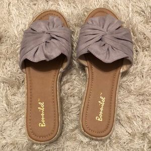 Grey platform Espadrilles